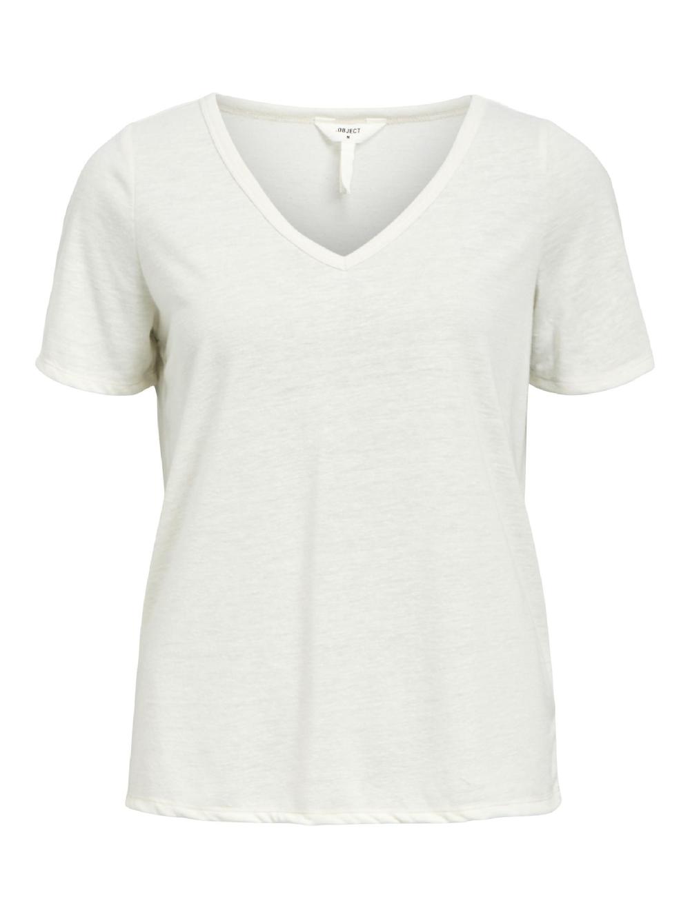 object petite V-HALS T-SHIRT