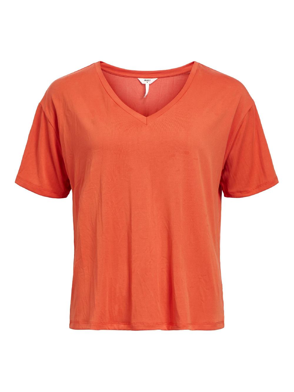 object petite V-HALS T-SHIRT