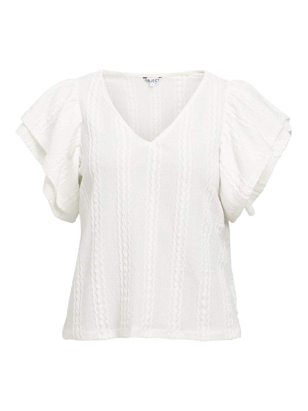 object petite V-HALS TOP