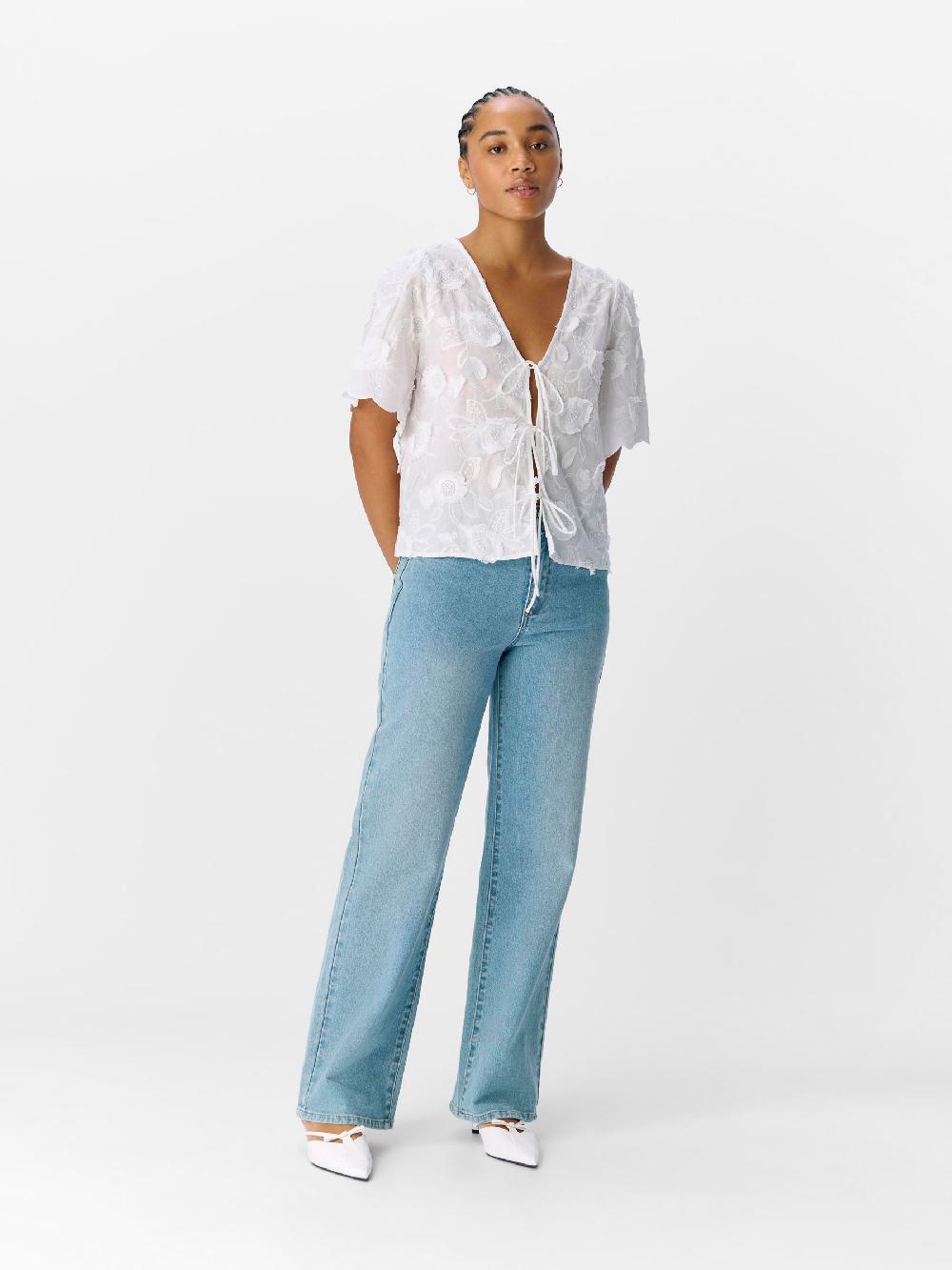 Object Petite VOORKANT MET STRIKSLUITING TOP