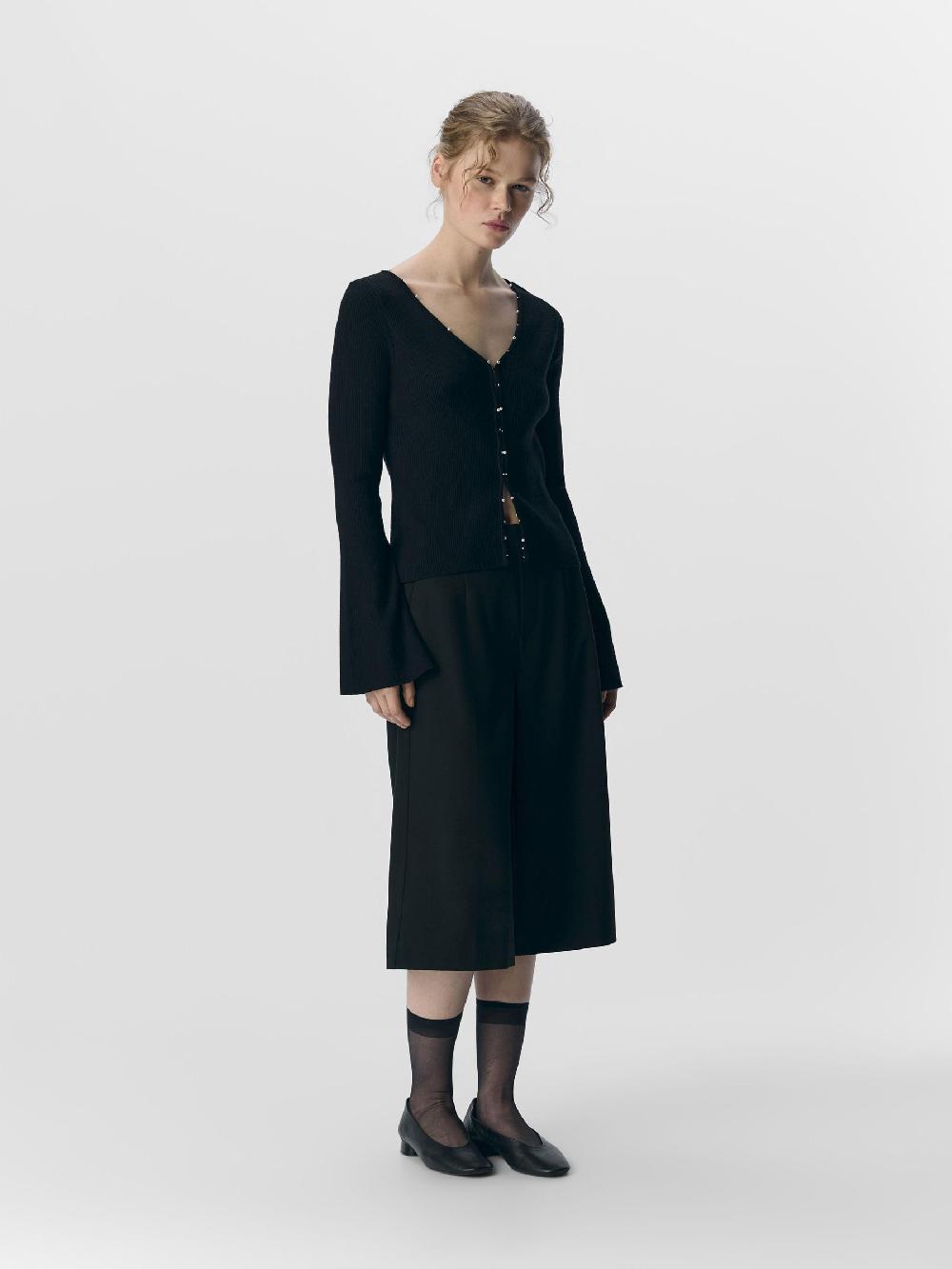 Object Petite WIJDE CAPRI BROEK