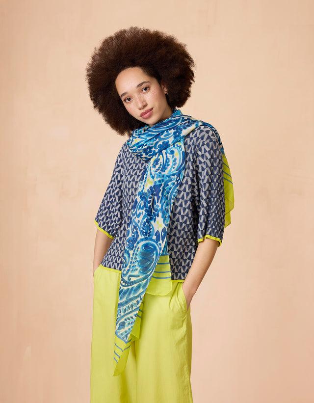 Oilily Arboreal Paisley Sjaal