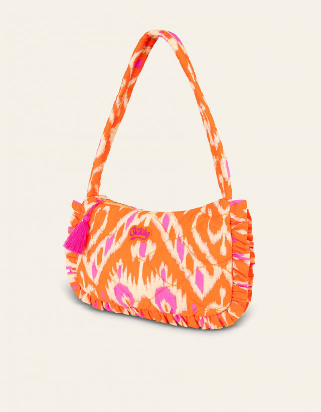 Oilily Heavens City Hobo Bag With Ruffles