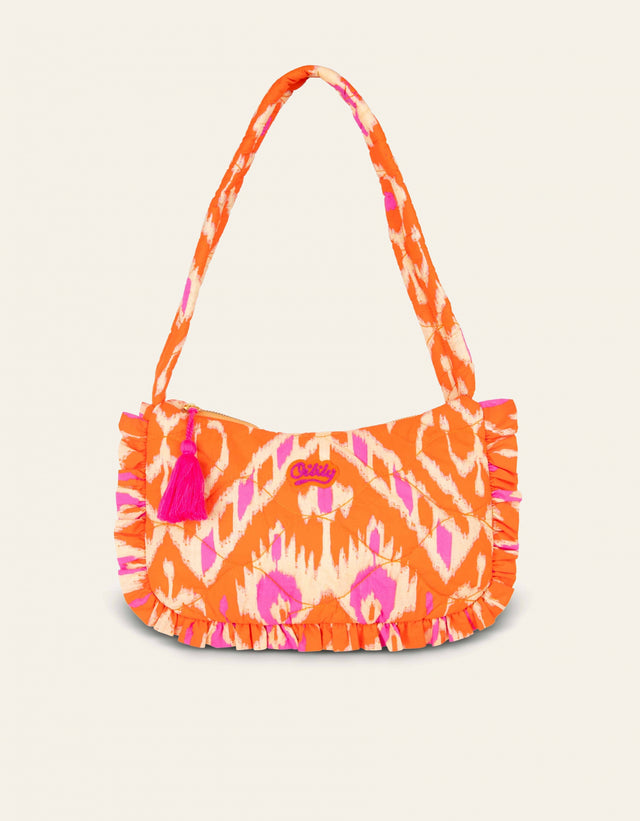 oilily Heavens City Hobo Bag With Ruffles