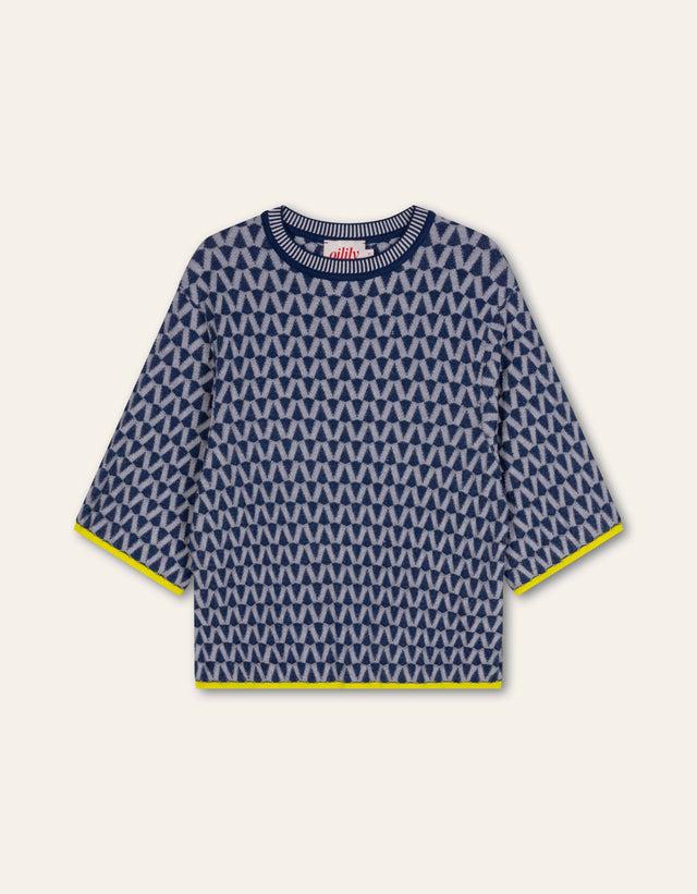 oilily Kinergy short sleeves knitted top