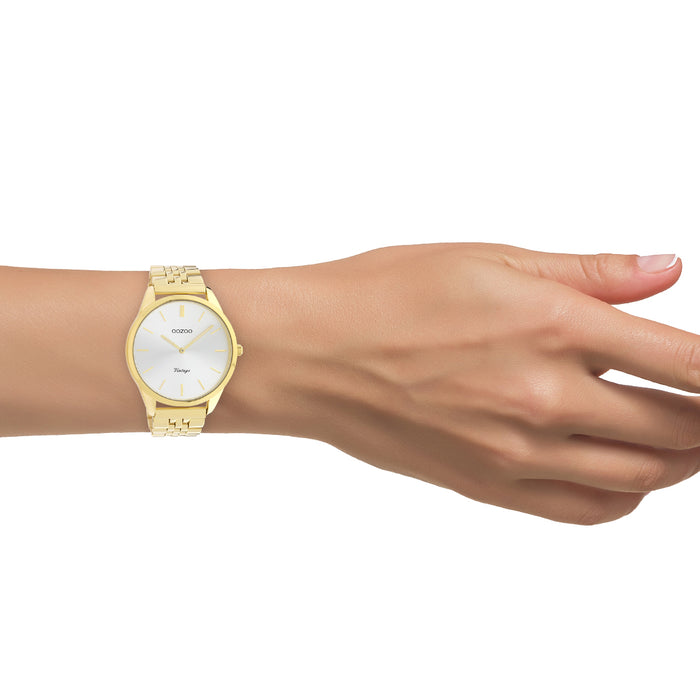 Oozoo Gold Coloured OOZOO Watch With Stainless Steel Bracelet - C9986