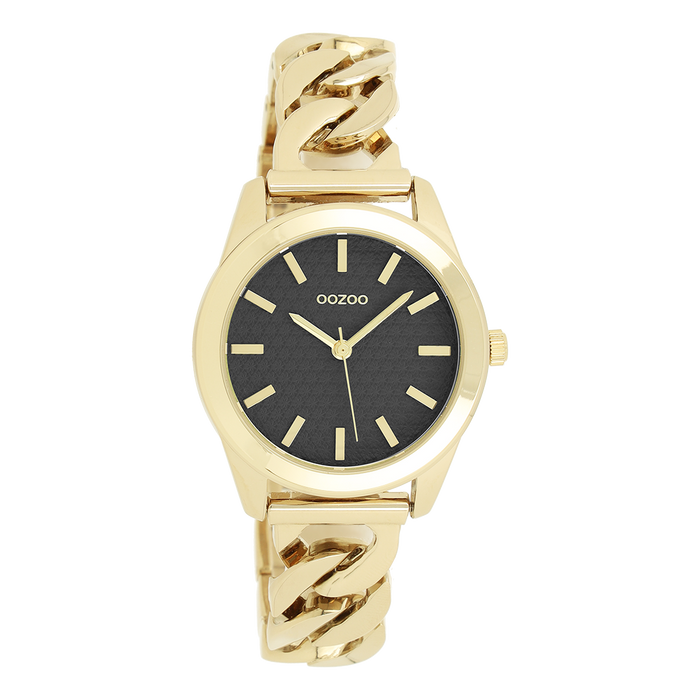 Oozoo Goudkleurige OOZOO Horloge Met Petit Schakelarmband - C11422