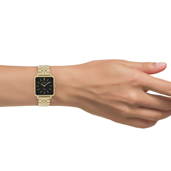 Oozoo Goudkleurige OOZOO Horloge Met Roestvrijstalen Armband - C9957