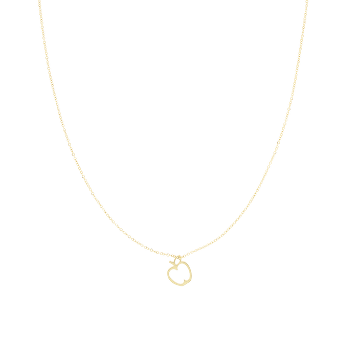 Oozoo Goudkleurige Armband + Ketting Set Met Appels