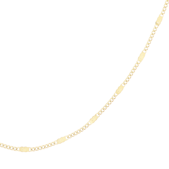 Oozoo Goudkleurige Ketting Met Klassiek Detail