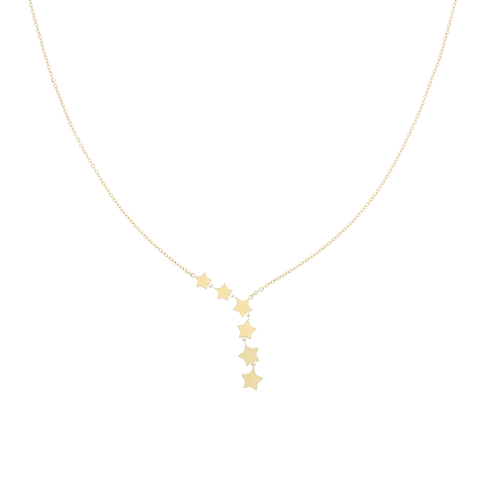 oozoo Goudkleurige ketting met sterretjes