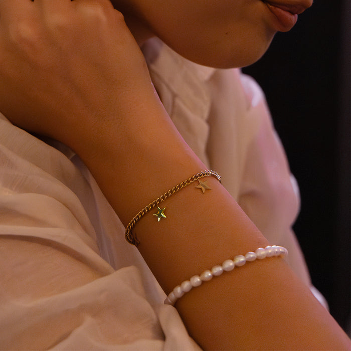 Oozoo Parel Armband Met Parels