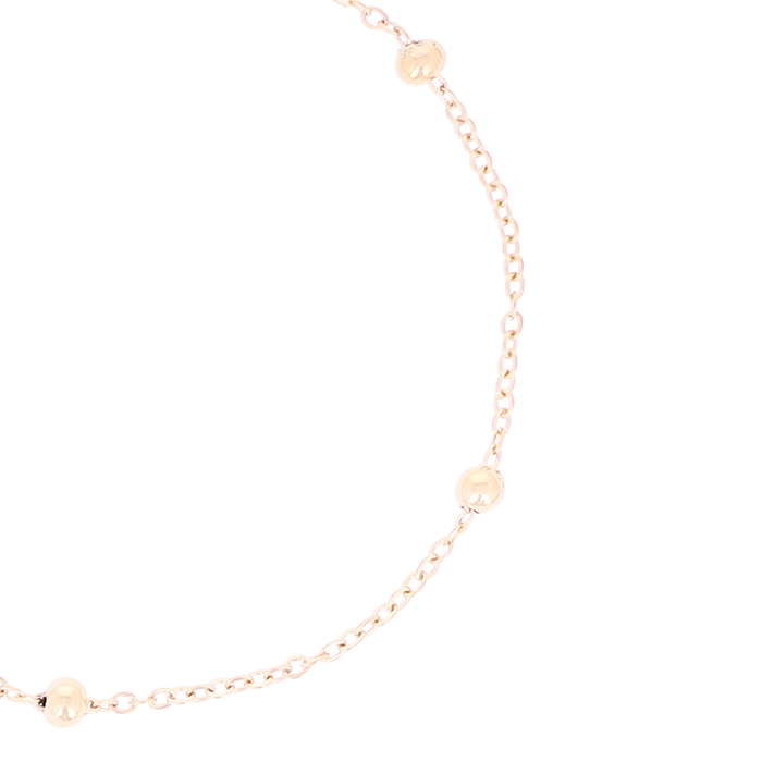 Oozoo Rosé Kleurige Armband Met Bolletjes