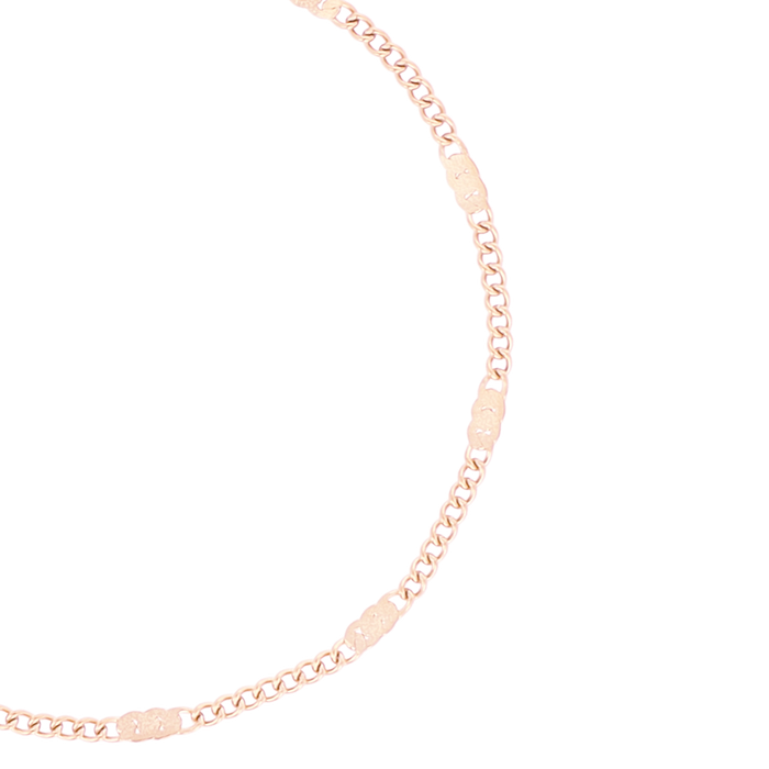 Oozoo Rosé Kleurige Armband Met Klassiek Detail