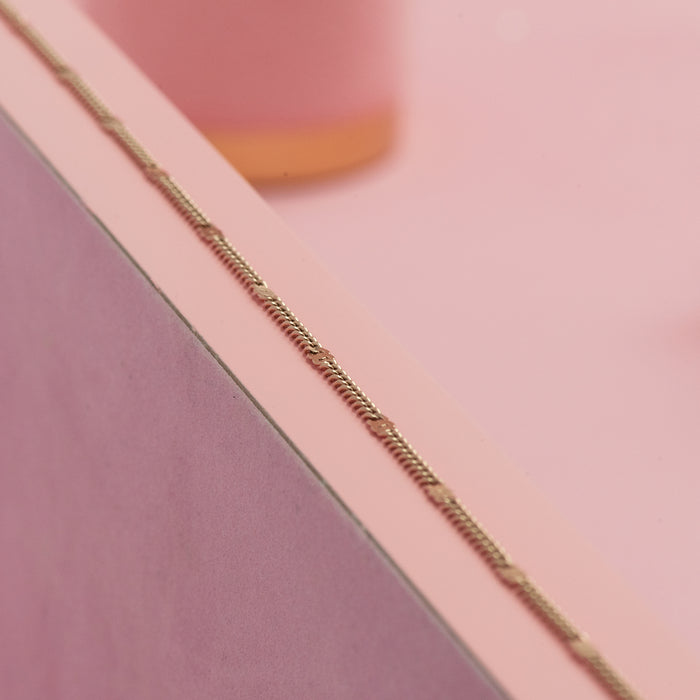 Oozoo Rosé Kleurige Ketting Met Klassiek Detail