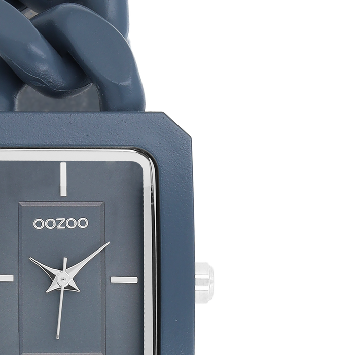 Oozoo Rook Grijze OOZOO Horloge Met Schakelarmband - C11278