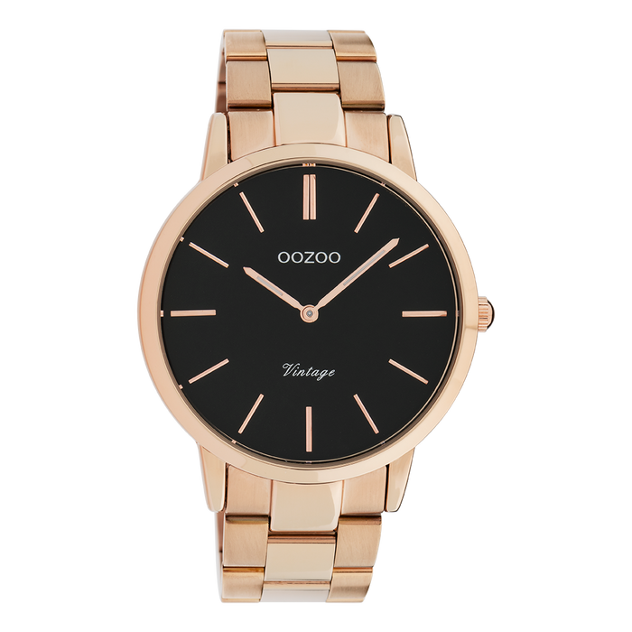 oozoo Rose gold coloured OOZOO watch with stainless steel bracelet - C20024