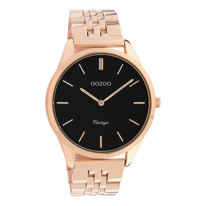 oozoo Rose gold coloured OOZOO watch with stainless steel bracelet - C9989