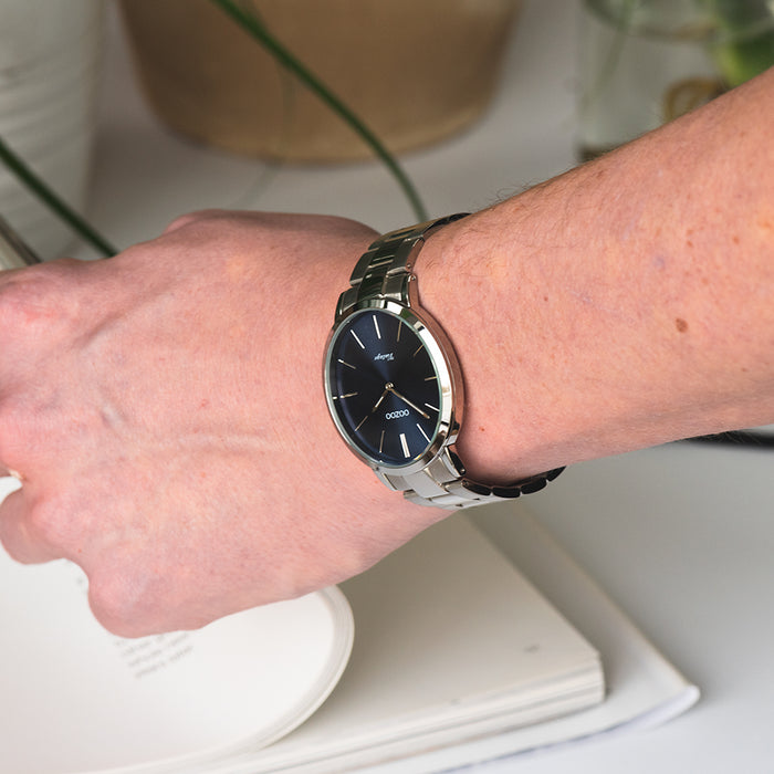 Oozoo Silver Coloured OOZOO Watch With Stainless Steel Bracelet - C20020