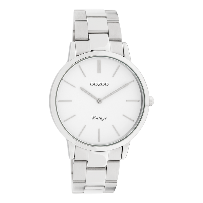 oozoo Silver coloured OOZOO watch with stainless steel bracelet - C20026