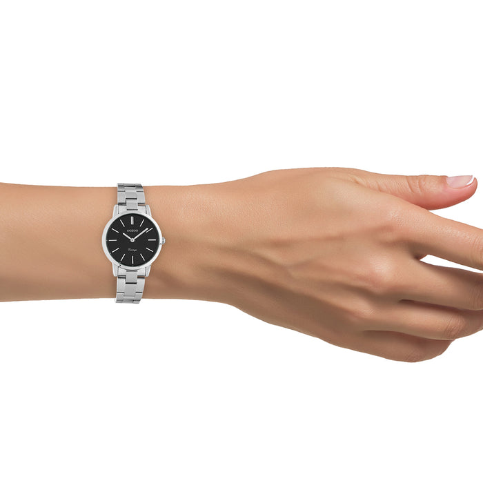 Oozoo Silver Coloured OOZOO Watch With Stainless Steel Bracelet - C20111