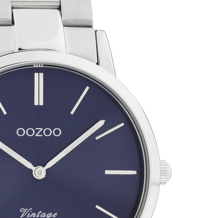 Oozoo Silver Coloured OOZOO Watch With Stainless Steel Bracelet - C20029
