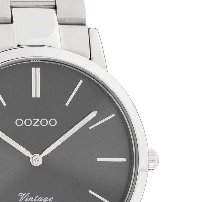 Oozoo Silver Coloured OOZOO Watch With Stainless Steel Bracelet - C20030
