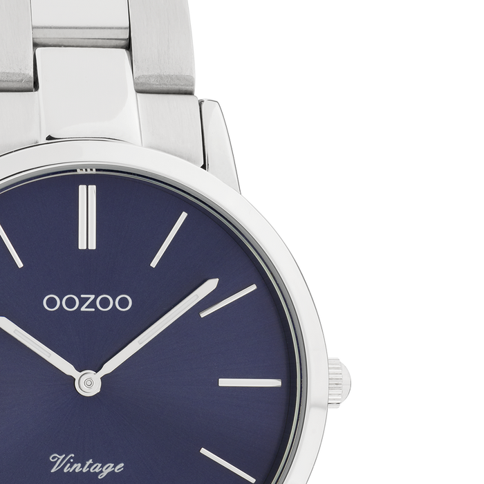 Oozoo Silver Coloured OOZOO Watch With Stainless Steel Bracelet - C20041