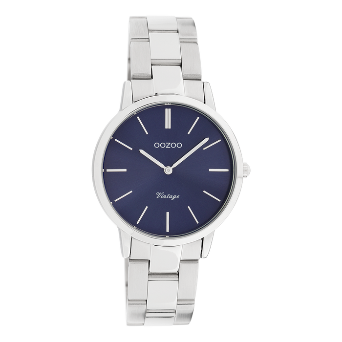 oozoo Silver coloured OOZOO watch with stainless steel bracelet - C20041