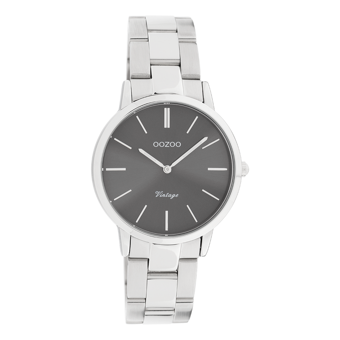 oozoo Silver coloured OOZOO watch with stainless steel bracelet - C20042