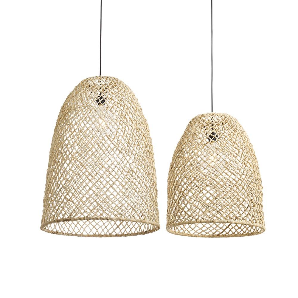 originalhome Abaca Organic Pendant Natural – S/2