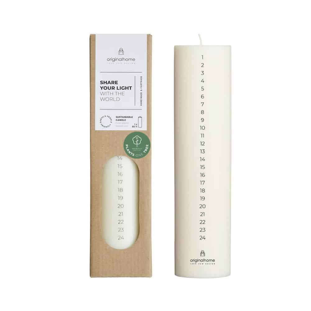 originalhome Advent Candle – Snow White