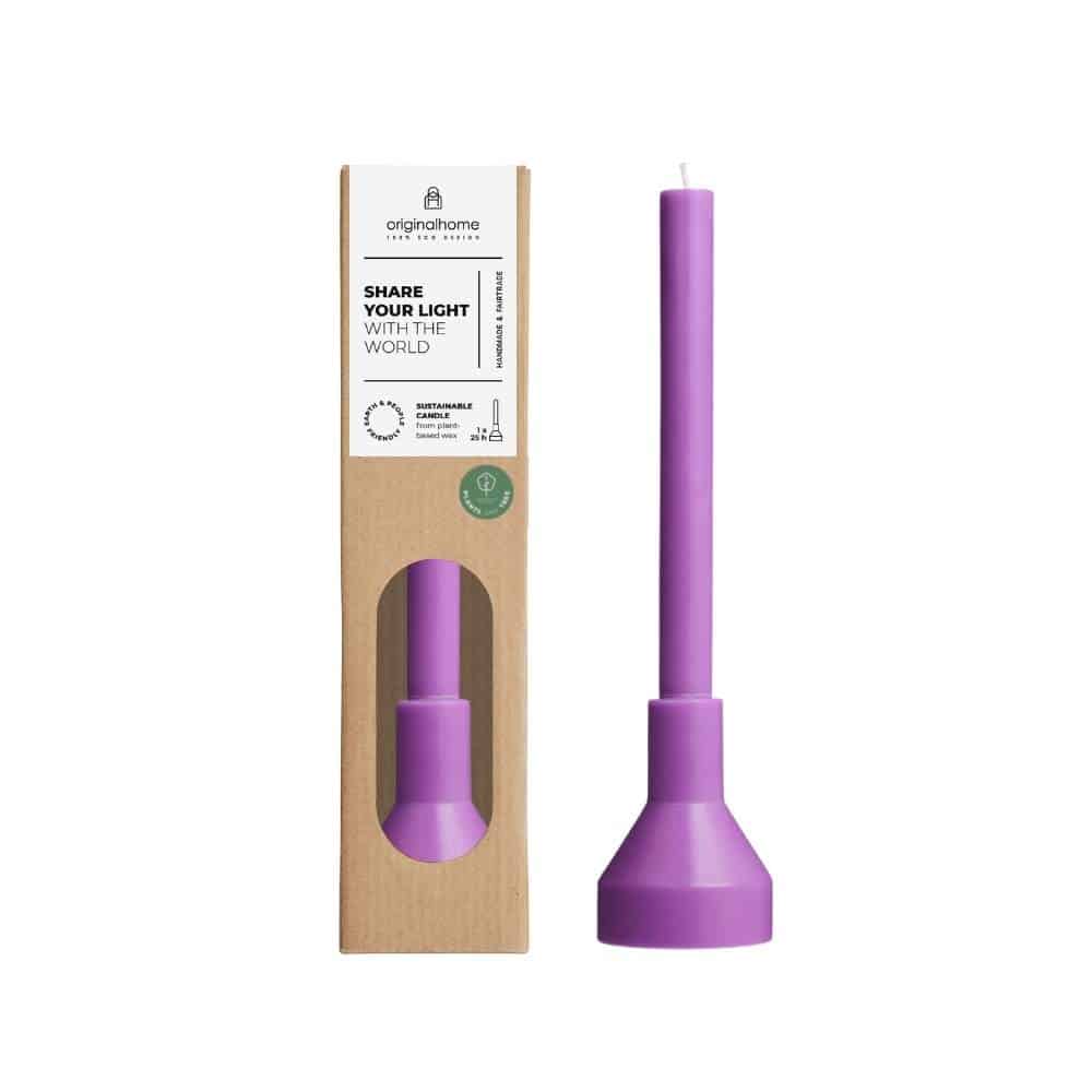 originalhome Candle & Holder – Purper