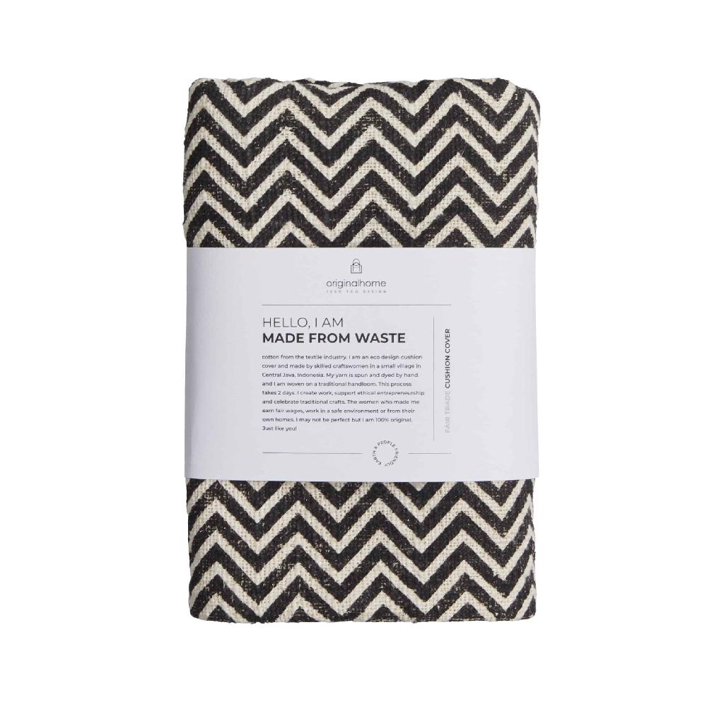 Originalhome Cushion Waste Cot. ZigZag (50×50 Cm)