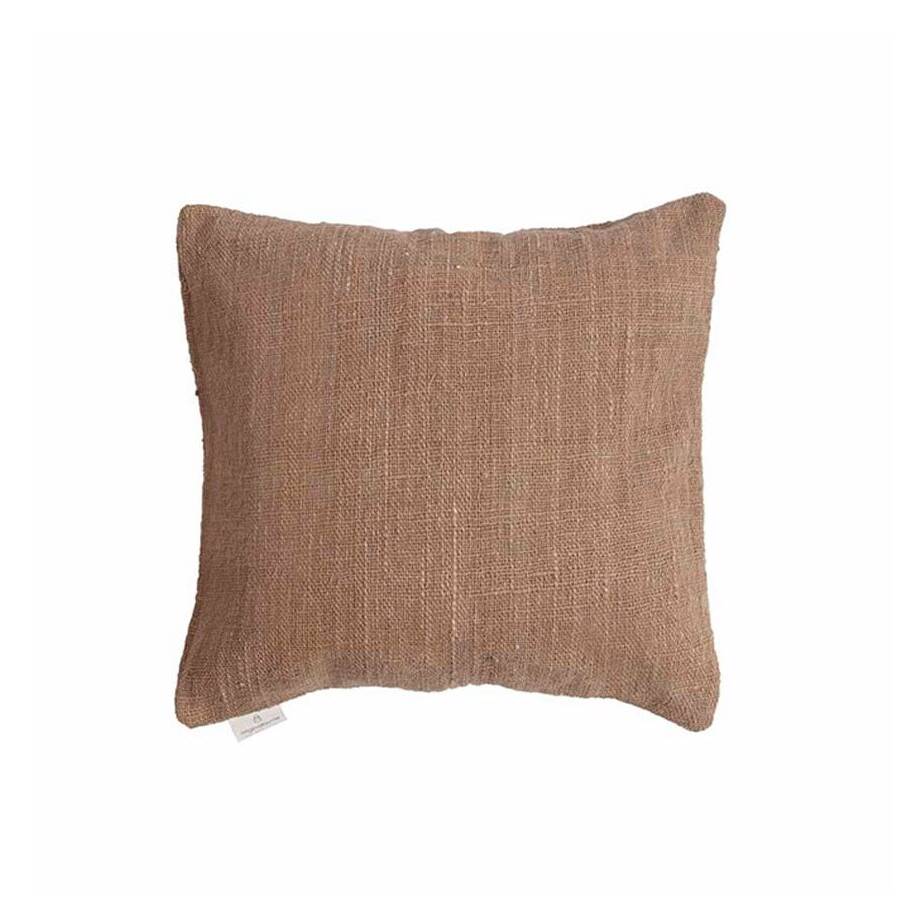 originalhome Cushion Waste Cotton- Brown (50×50)