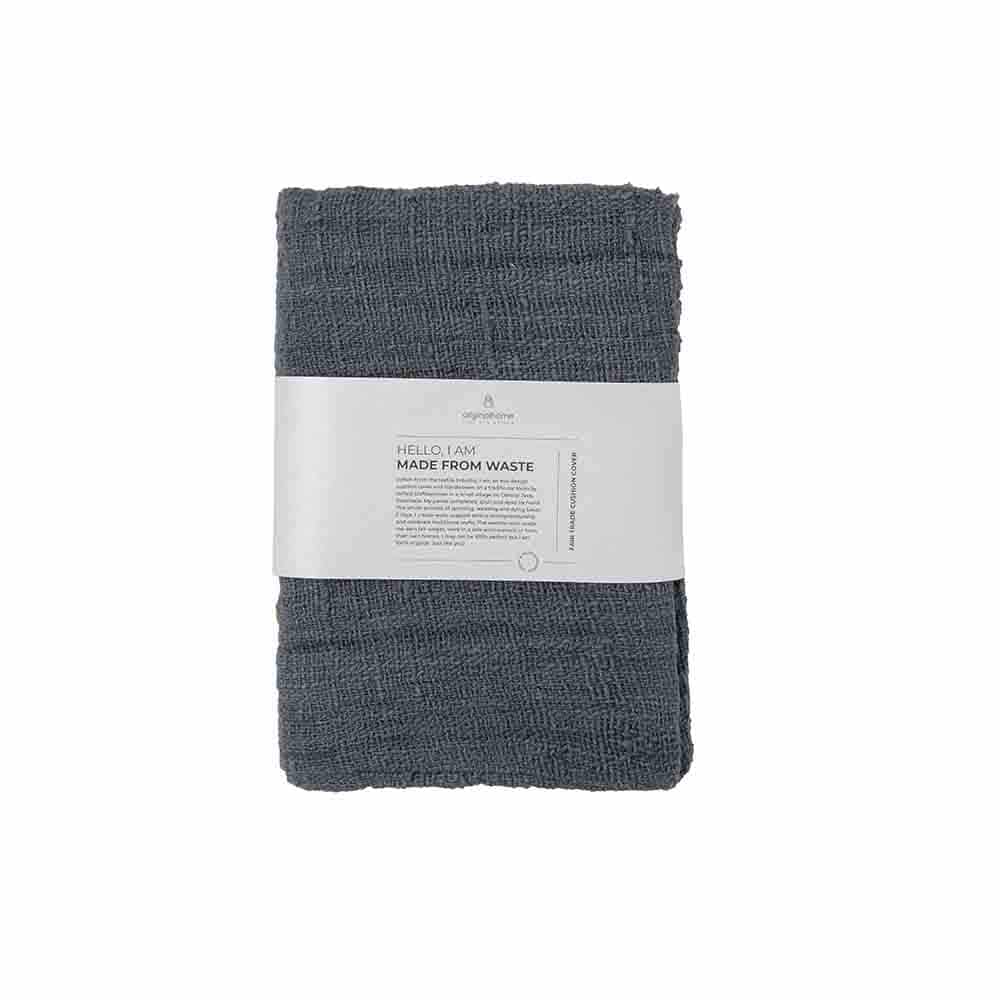 Originalhome Cushion Waste Cotton – Dark Grey (60×60)