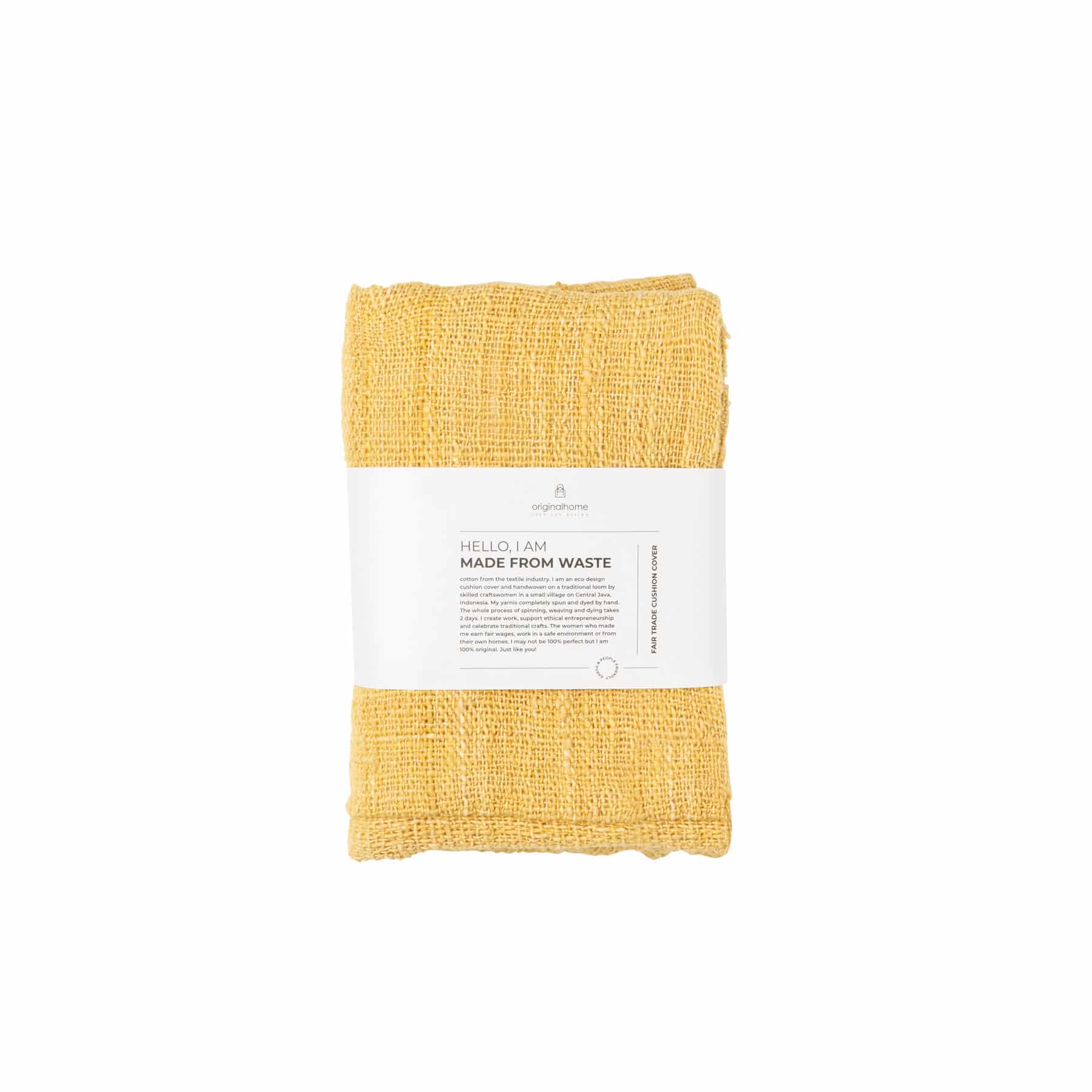 Originalhome Cushion Waste Cotton – Jute (40×60)