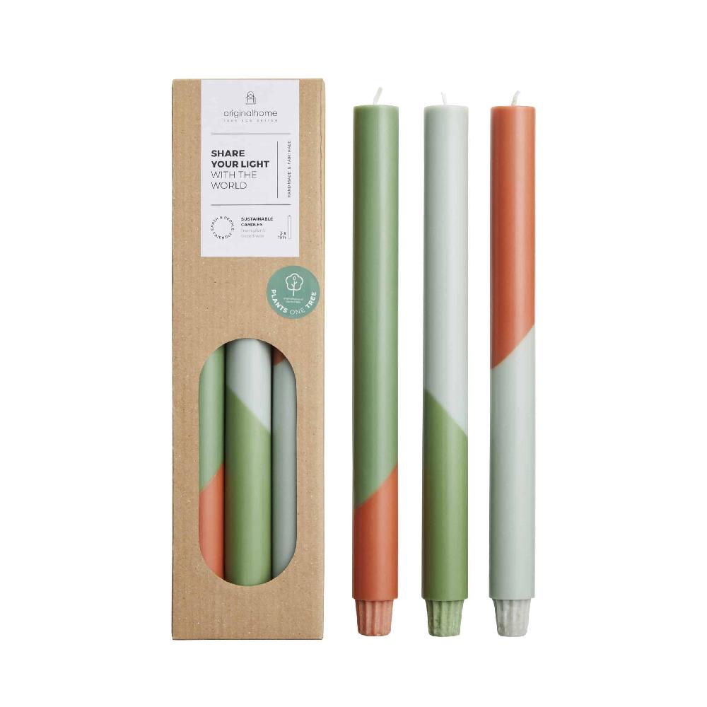 originalhome Diagonal Candles Eden – S/3