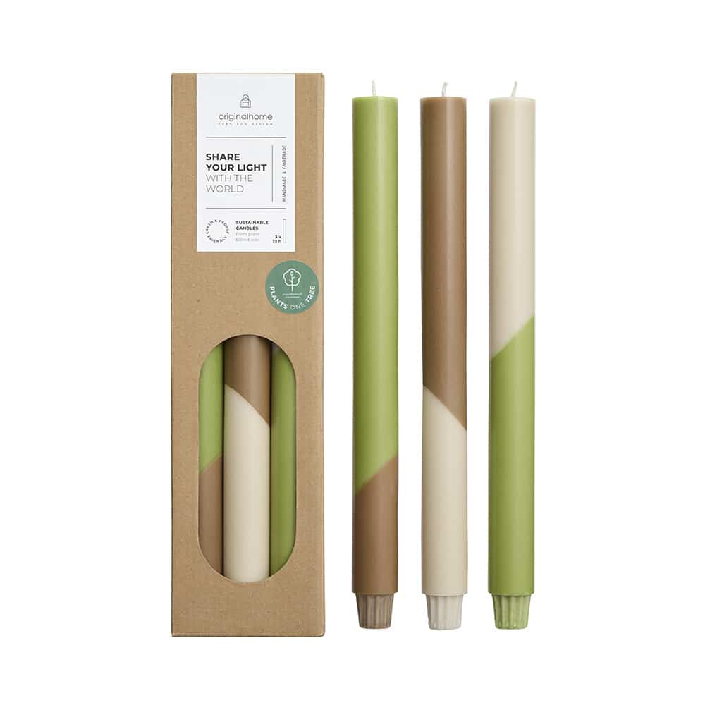 originalhome Diagonal Candles Fall – S/3