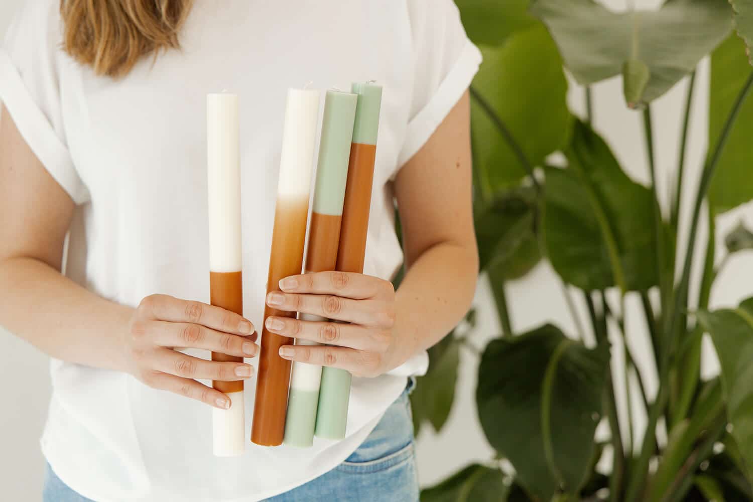 Originalhome Gradient Candles Pine Tree S/3