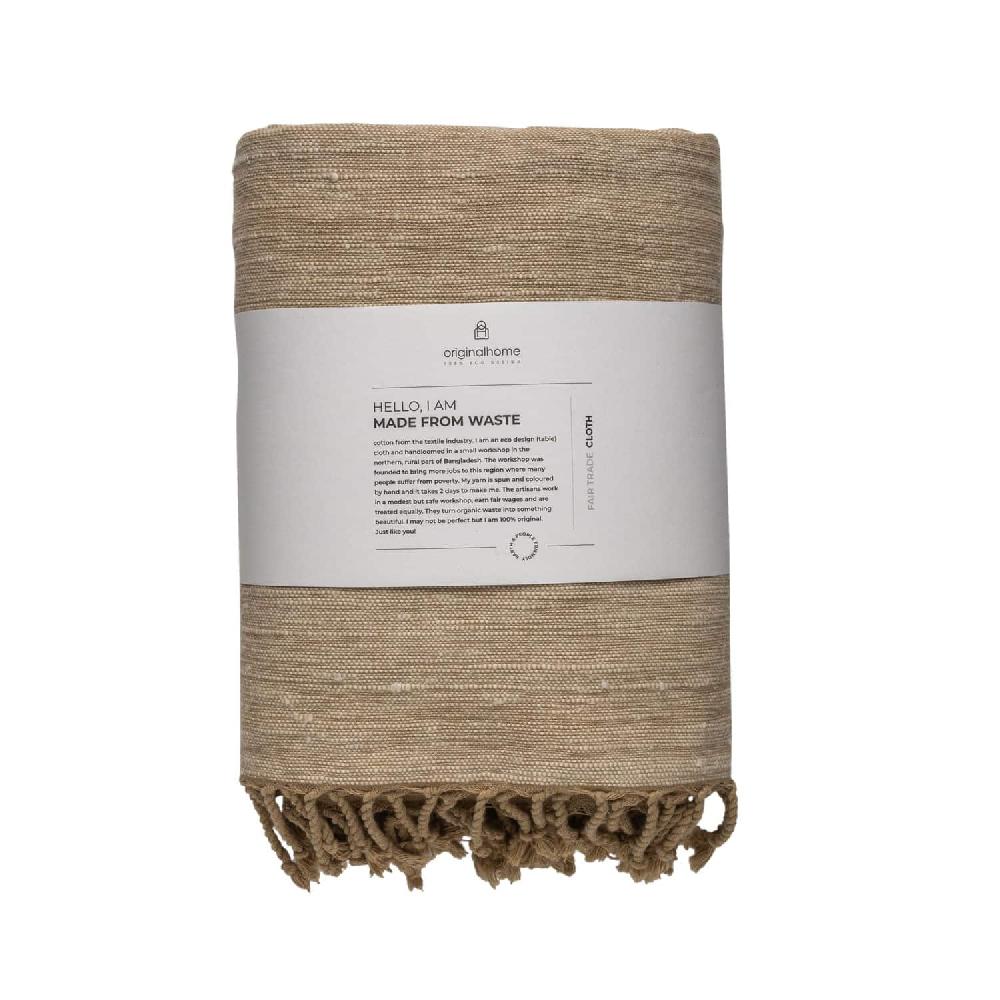 originalhome Khadi Cloth Recycled Brown (250×130)