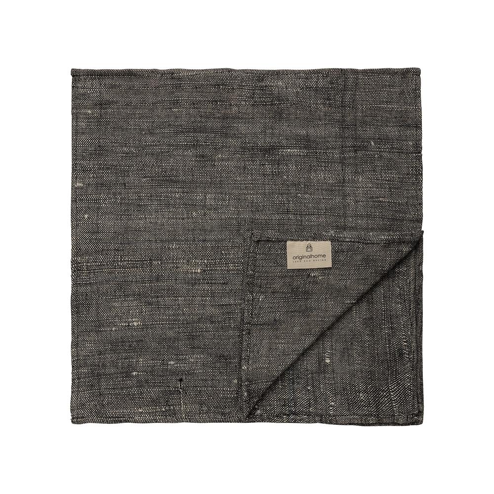 originalhome Khadi Table Napkin Black 4x (44×44)