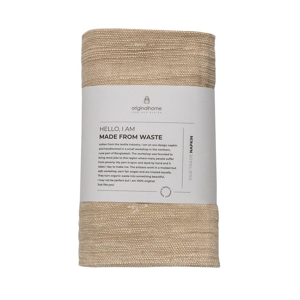 Originalhome Khadi Table Napkin Brown 4x (44×44)