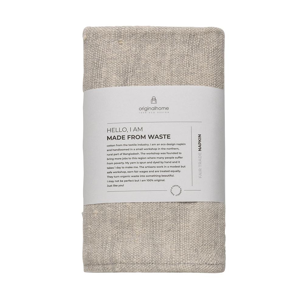 Originalhome Khadi Table Napkin Grey 4x (44×44)