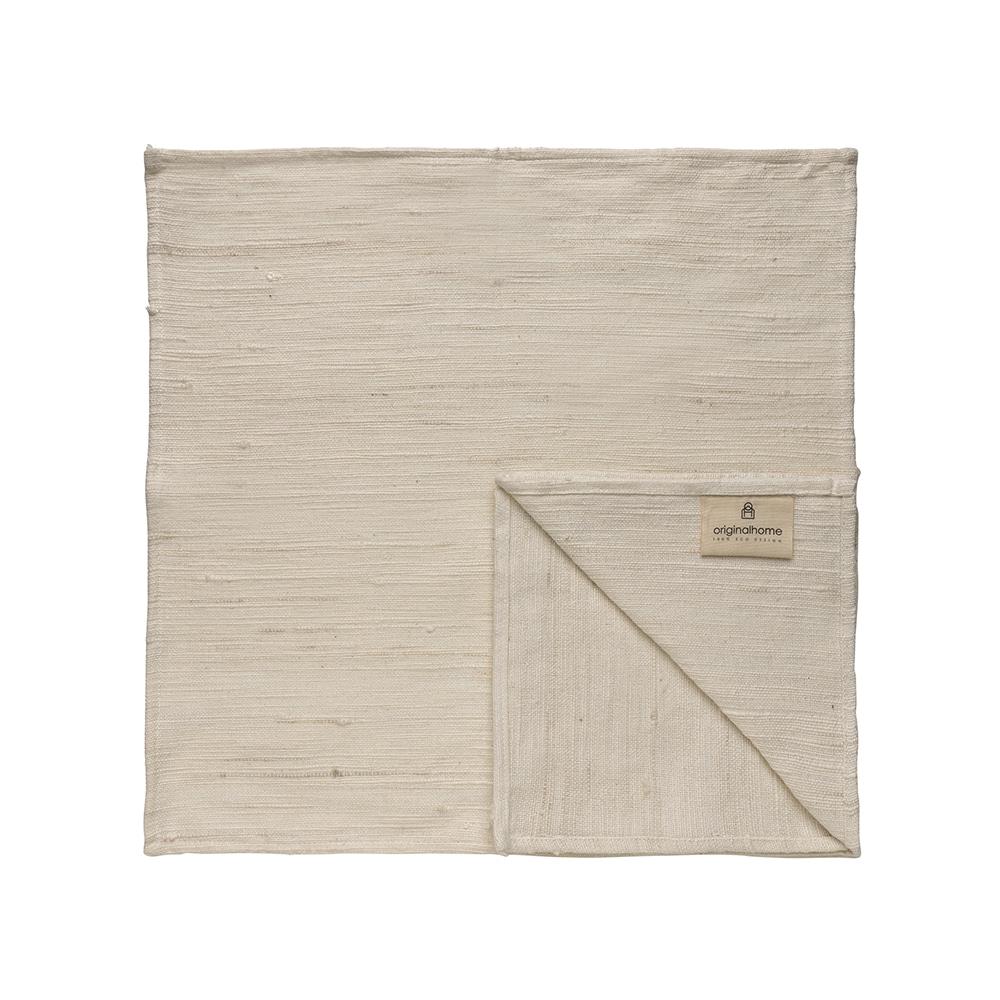 originalhome Khadi Table Napkin White 4x (44×44)