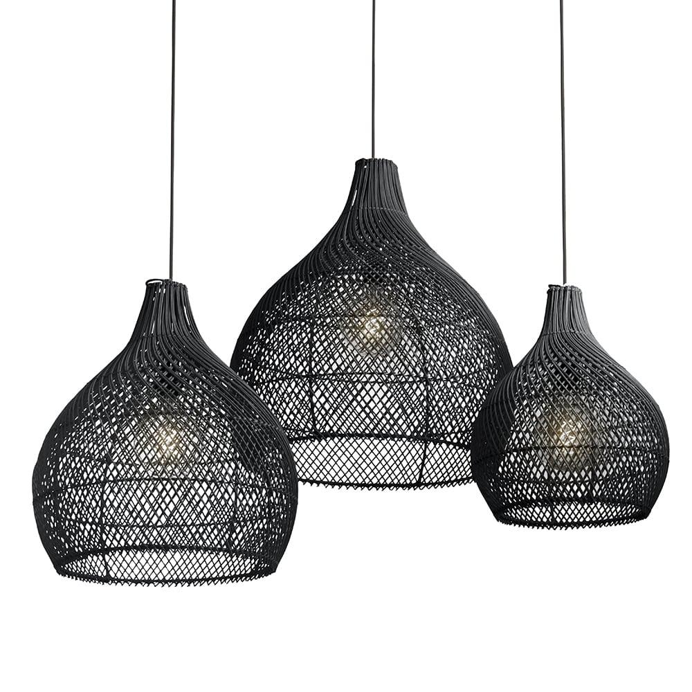 originalhome Lampshade Bawang Black – S/3