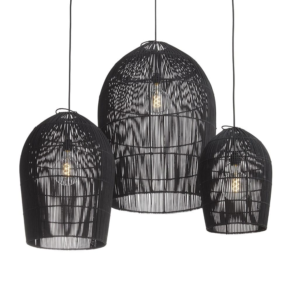 originalhome Lampshade Lentera Black- S/3