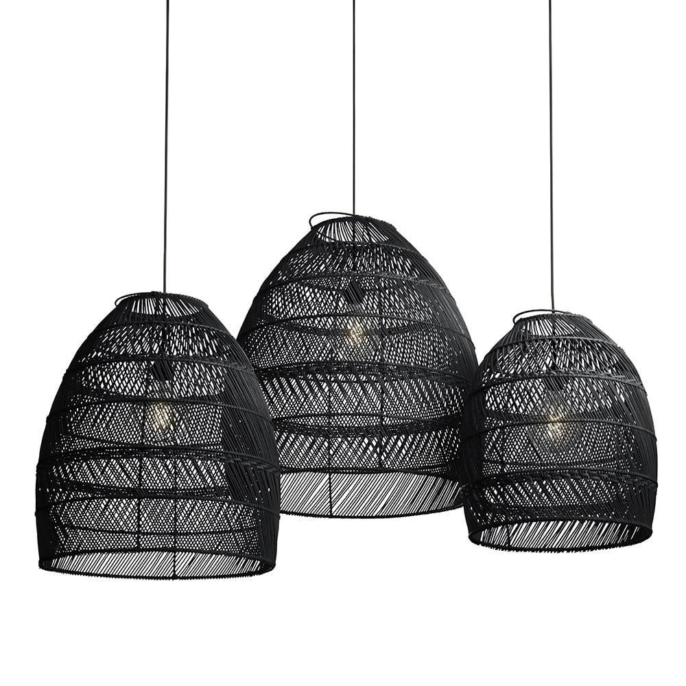 originalhome Lampshade Moon Black – S/3