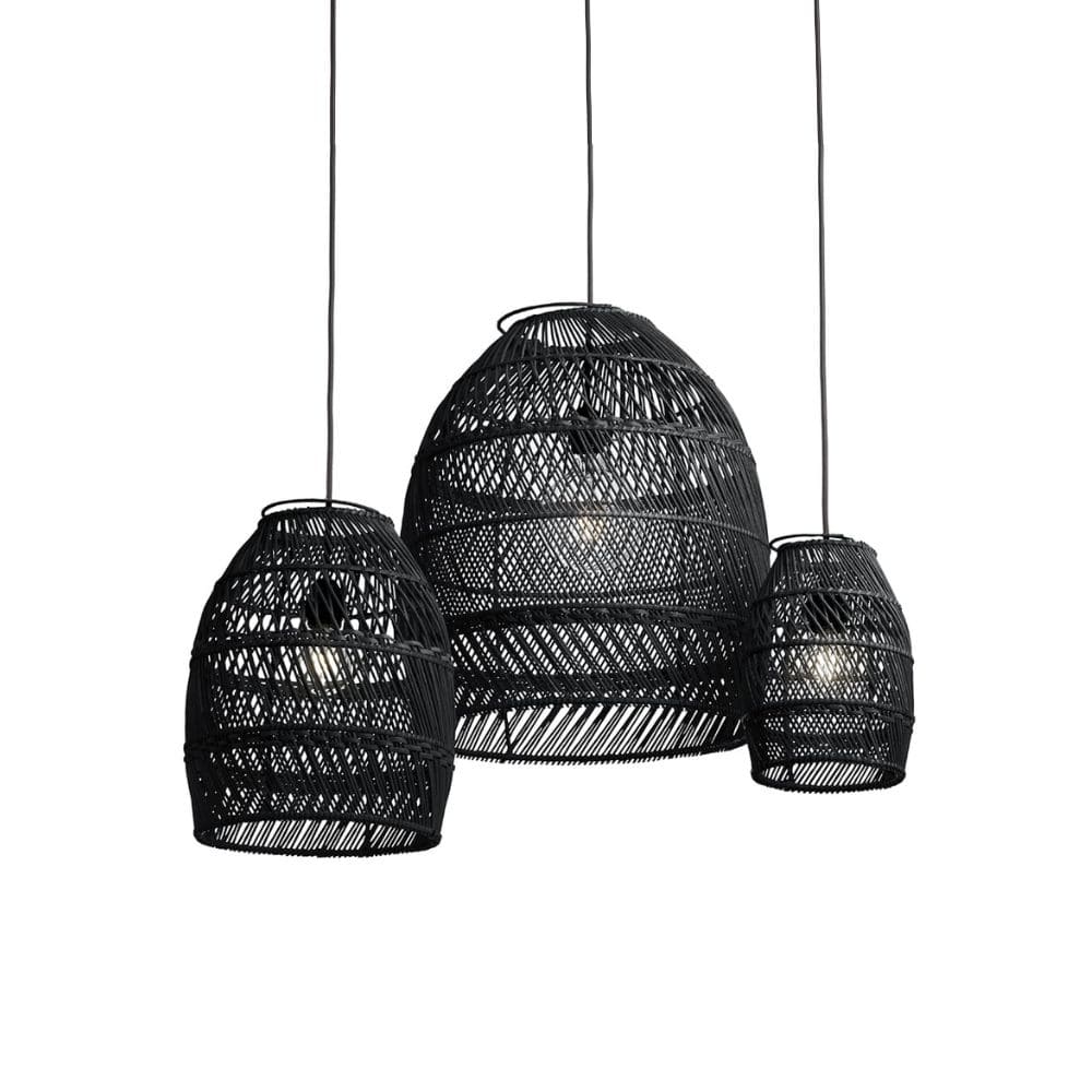 originalhome Lampshade Moon Small Black – S/3