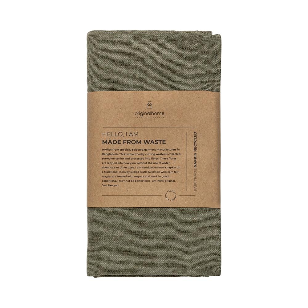 Originalhome Napkin Recycled Green – S/4